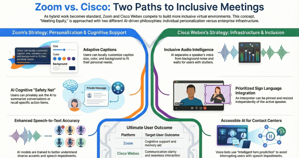 Zoom & Cisco of making Inclusive meetings